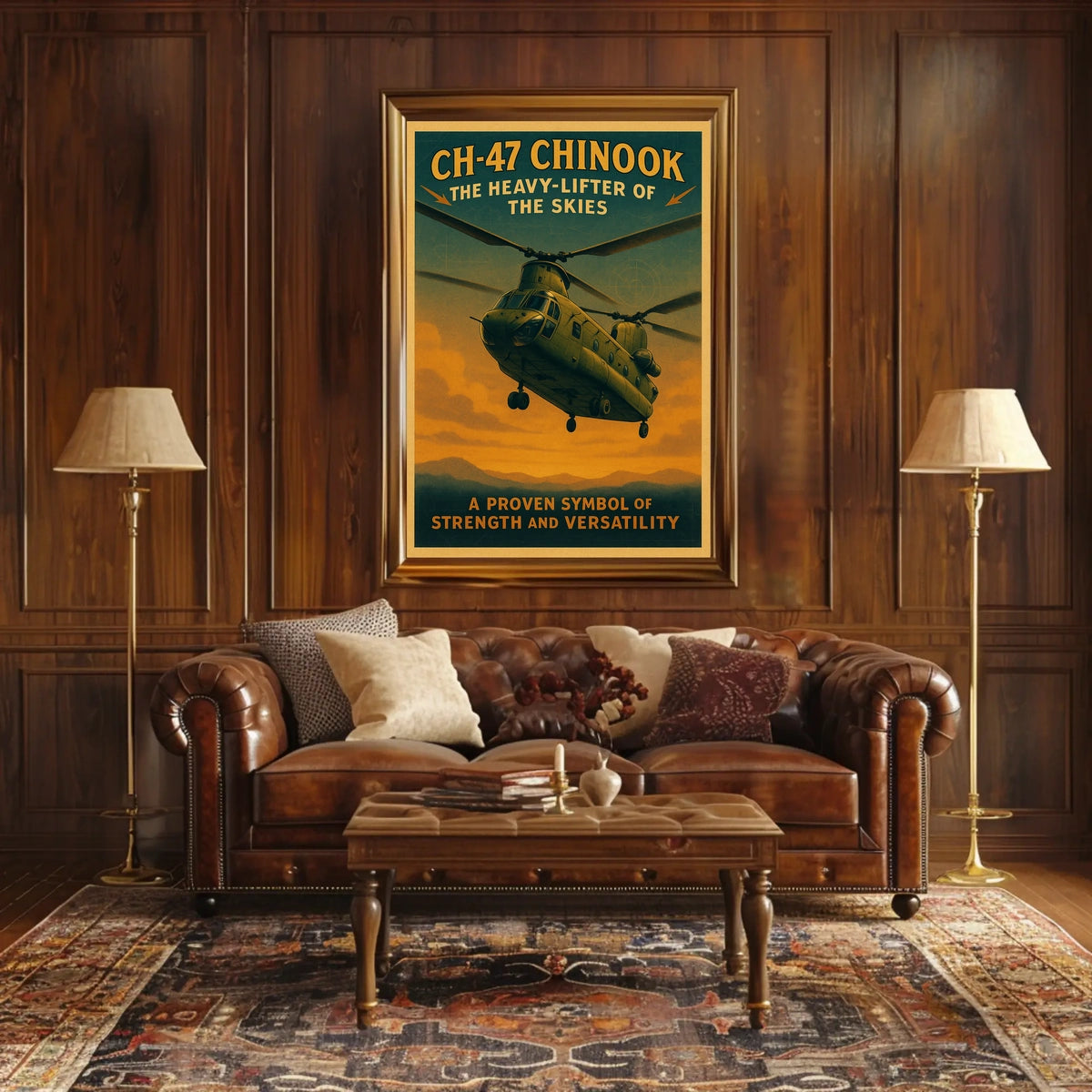 CH-47 Chinook The Heavy-Lifter of the Skies Poster