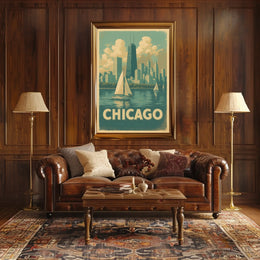 Chicago Skyline Poster