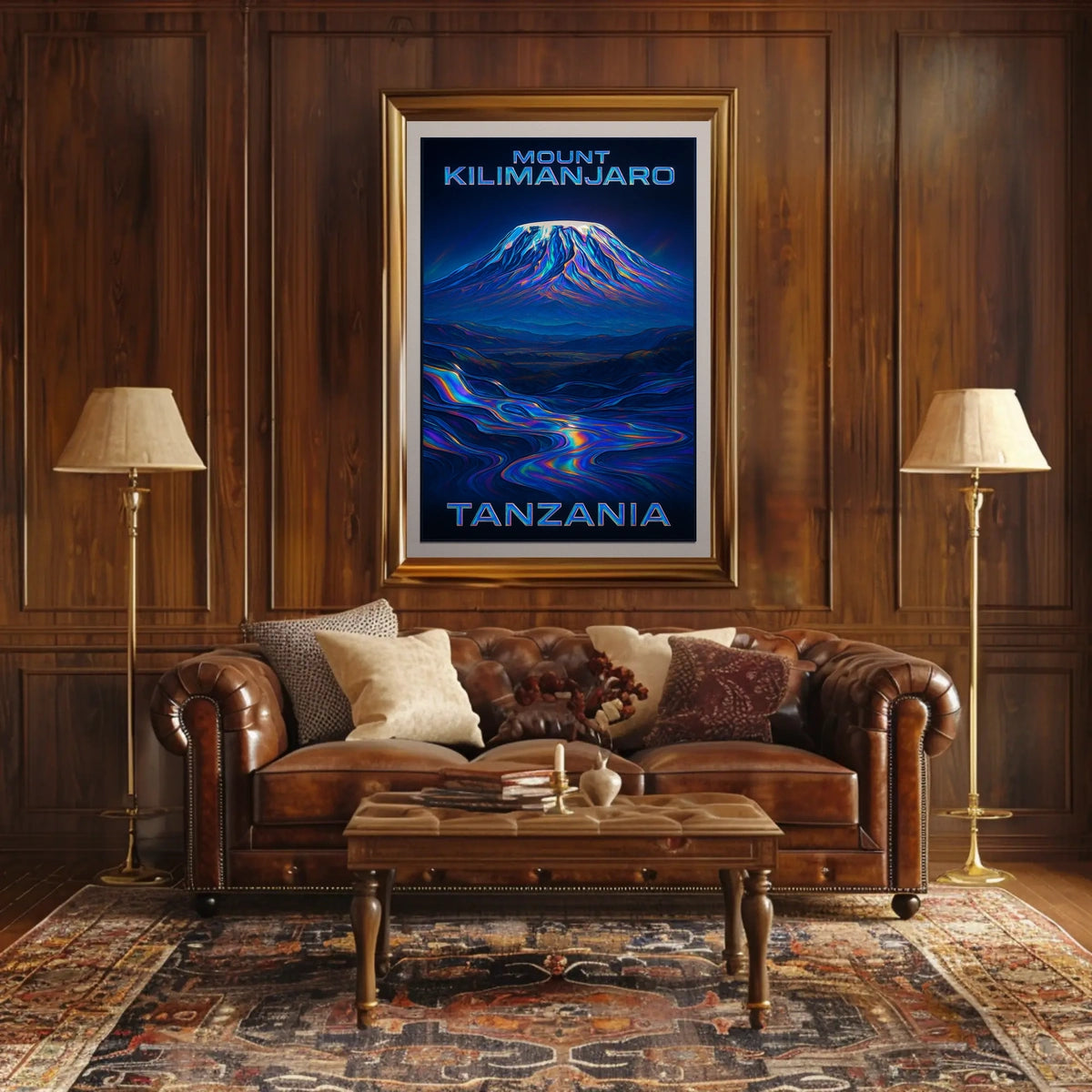Mount Kilimanjaro Travel Surrealism Poster
