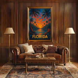 Florida Sunset Poster