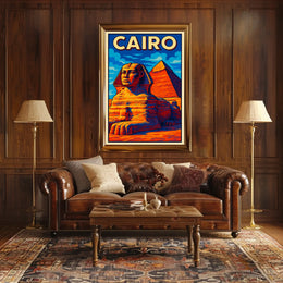Cairo Travel Poster