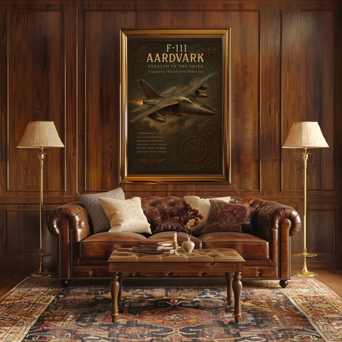F-111 Aardvark Stealth In The Skies Poster