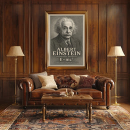 Albert Einstein Theoretical Physicist Poster