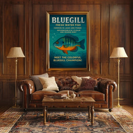 Meet the Colorful Bluegill Champion Poster