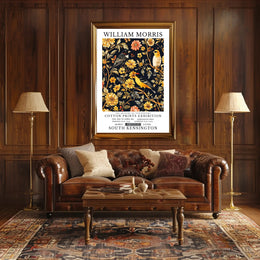 Cotton Prints Exhibition William Morris Artistic Poster