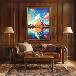 Great Pyramids of Egypt Cultural or Heritage Poster