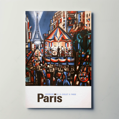 Paris – Bastille Day Celebration Poster