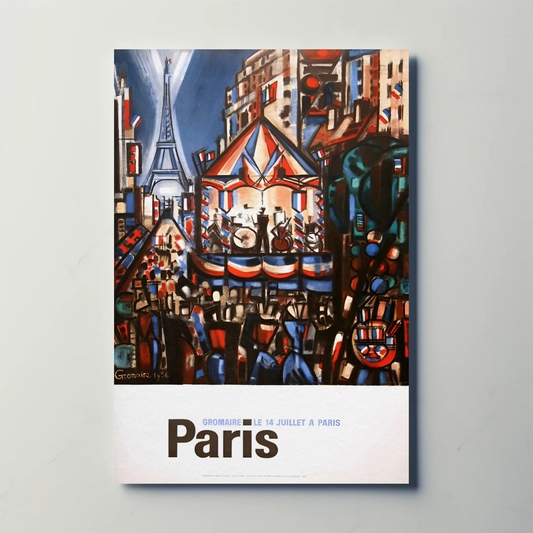 Paris – Bastille Day Celebration Poster