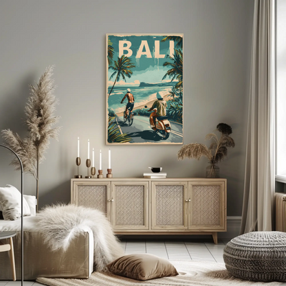 Bali Vintage Poster