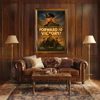 Forward To Victory World War Ii Poster