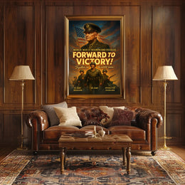 Forward To Victory World War Ii Poster