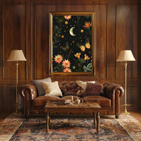 Enchanted Nighttime Scene Fantasy or Mythology Poster