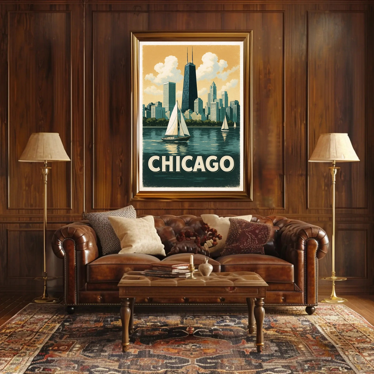 Chicago Skyline Poster