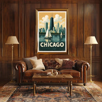 Chicago Skyline Poster
