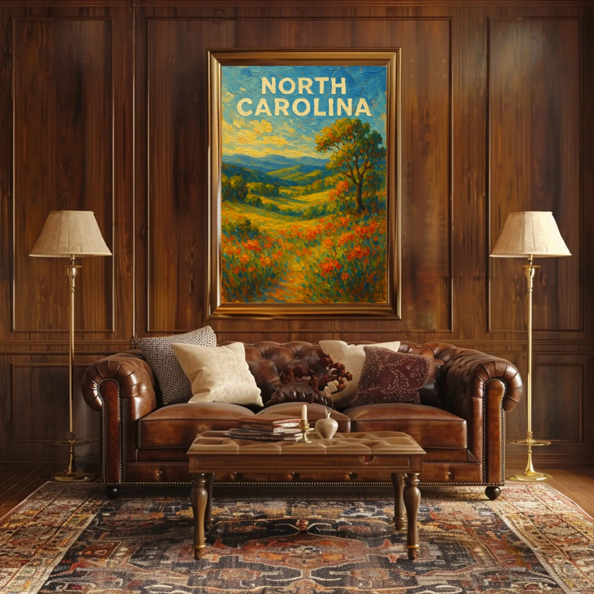 North Carolina Landscape Poster
