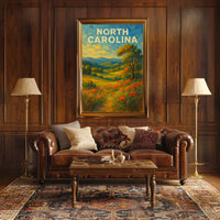 North Carolina Landscape Poster