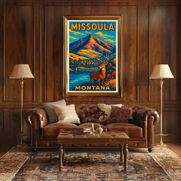 Missoula Montana Poster