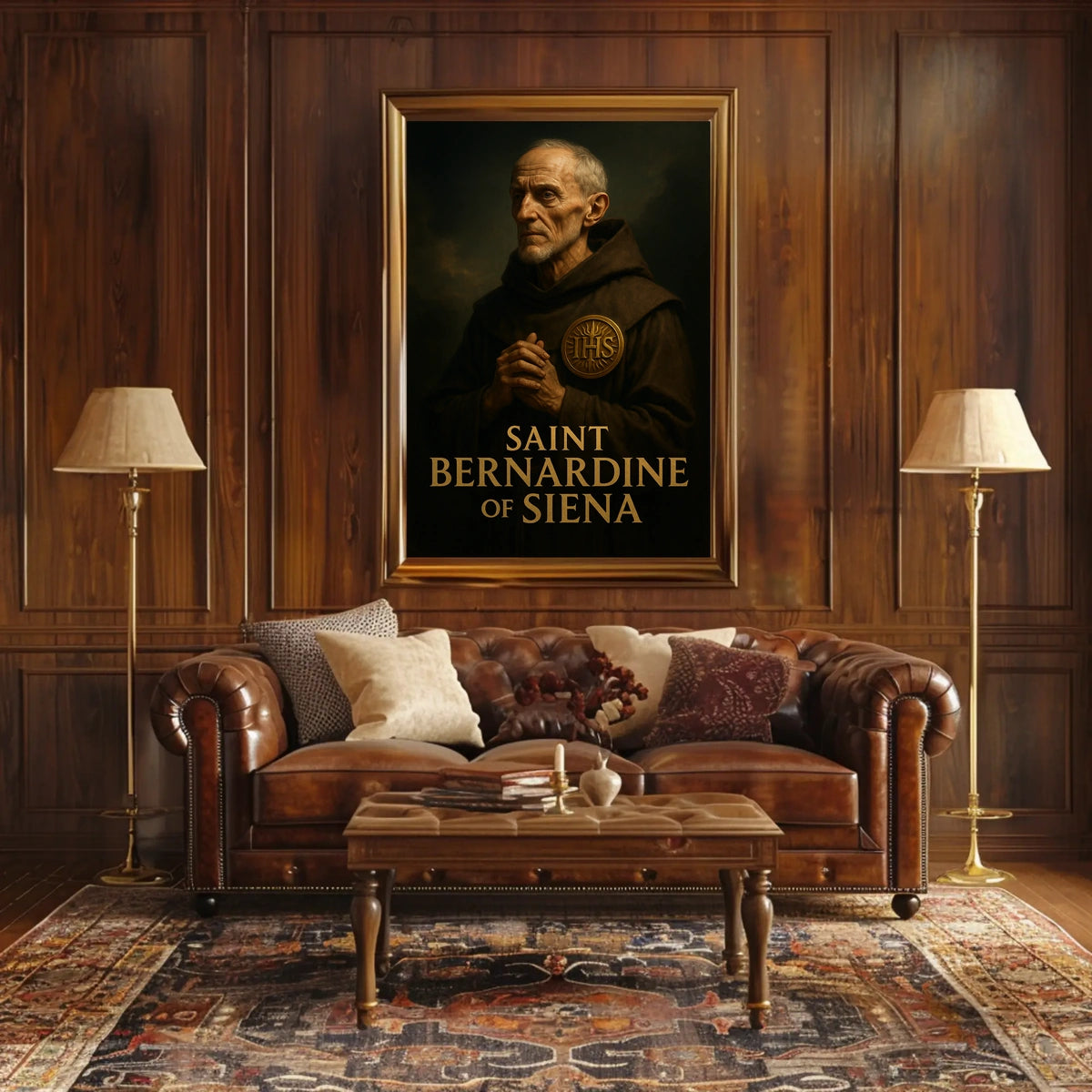 Saint Bernardine Of Siena Poster