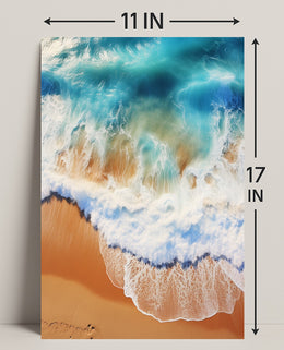 Ocean Waves Poster