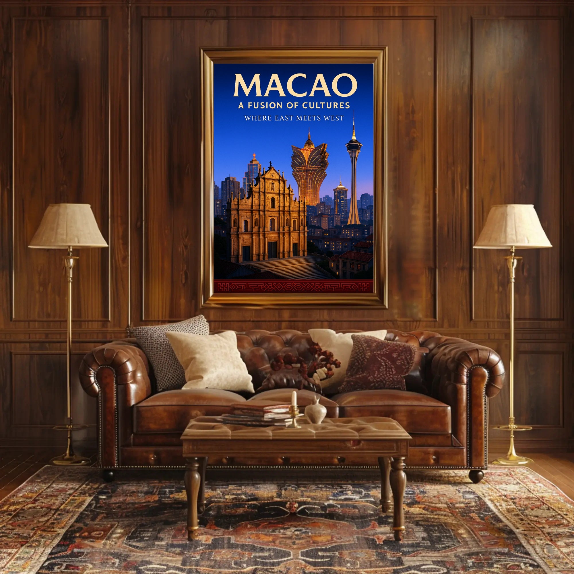 Macao A Fusion of Cultures Poster PosterGoat