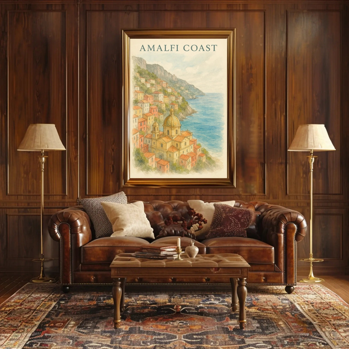 Amalfi Coast Dreamscape Poster
