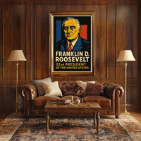 Franklin D. Roosevelt 32Nd President Poster