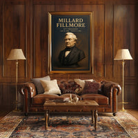 Millard Fillmore Bust: Historical or Presidential Poster PosterGoat