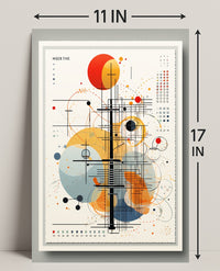 Abstract Geometric Composition Abstract Poster