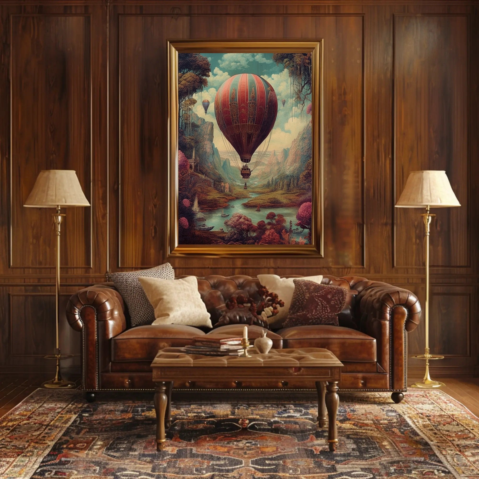 Enchanted Balloon Journey Poster