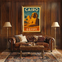 Cairo Egypt Travel Poster