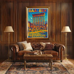 Baalbek Explore The Ancient Ruins Poster