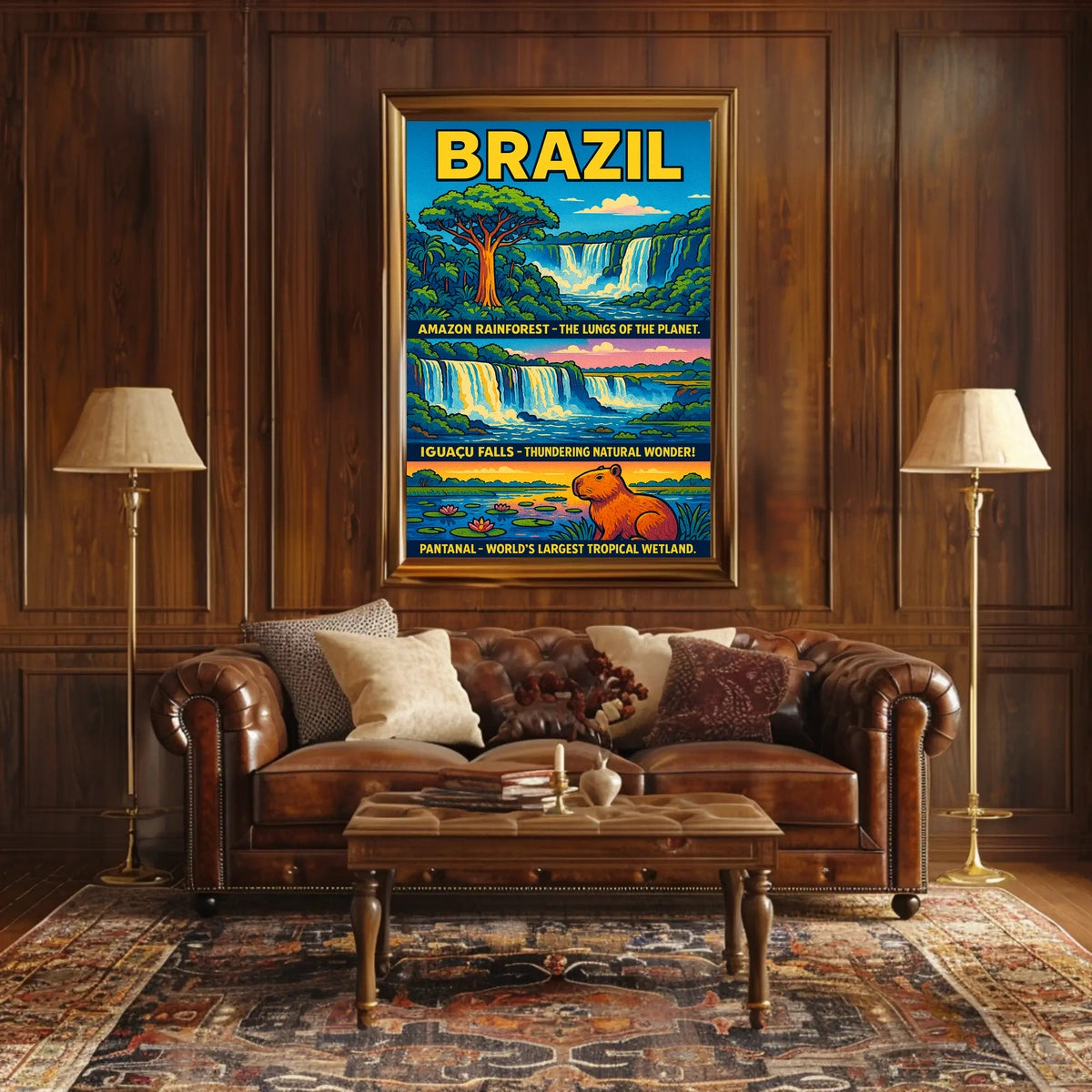 Wonders Of Brazil Poster