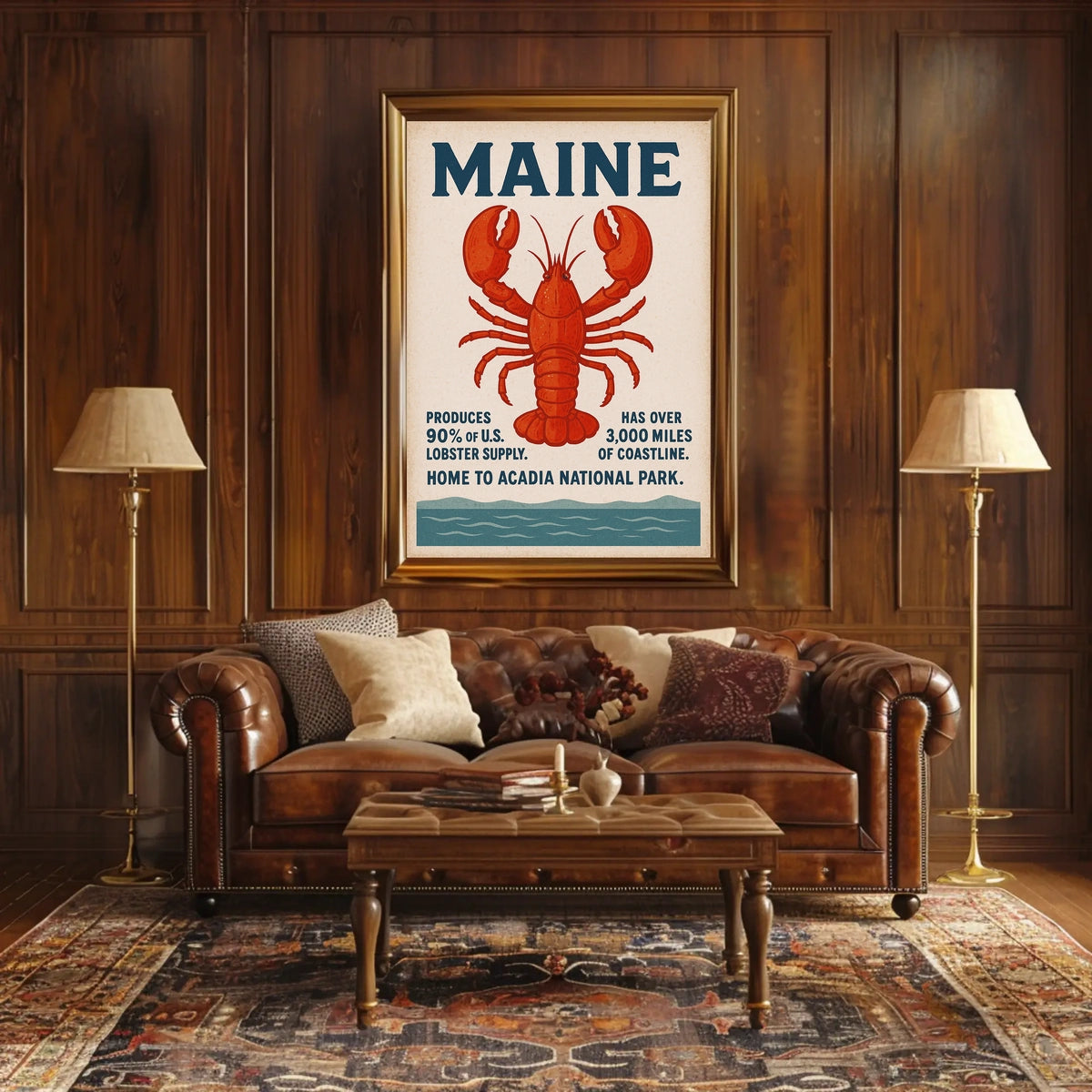 Discover Maine Poster