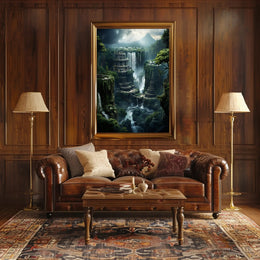 Enchanted Waterfalls Of The Lost City Poster