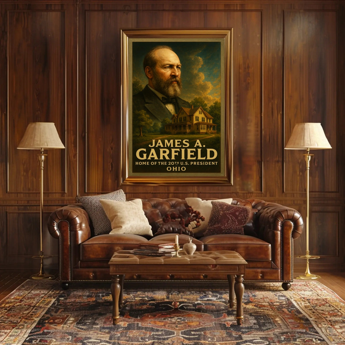 James A. Garfield 20Th President Poster