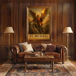 St. Michael Protector And Warrior Poster