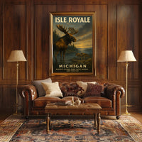 Isle Royale MichiganS Remote Poster
