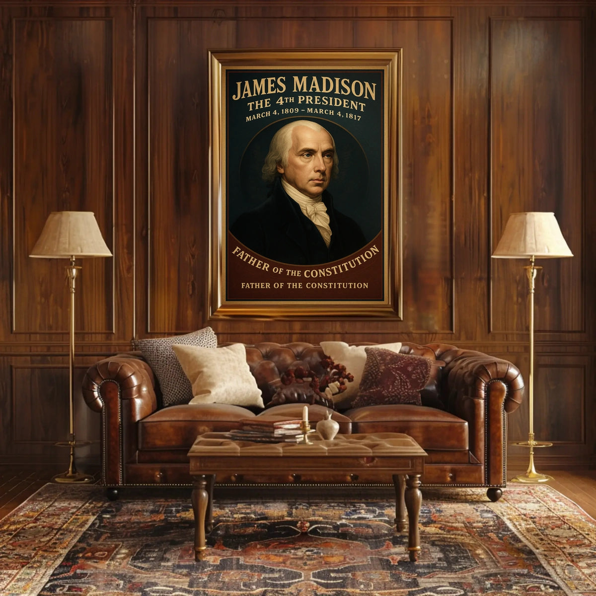 James Madison 4Th President Poster