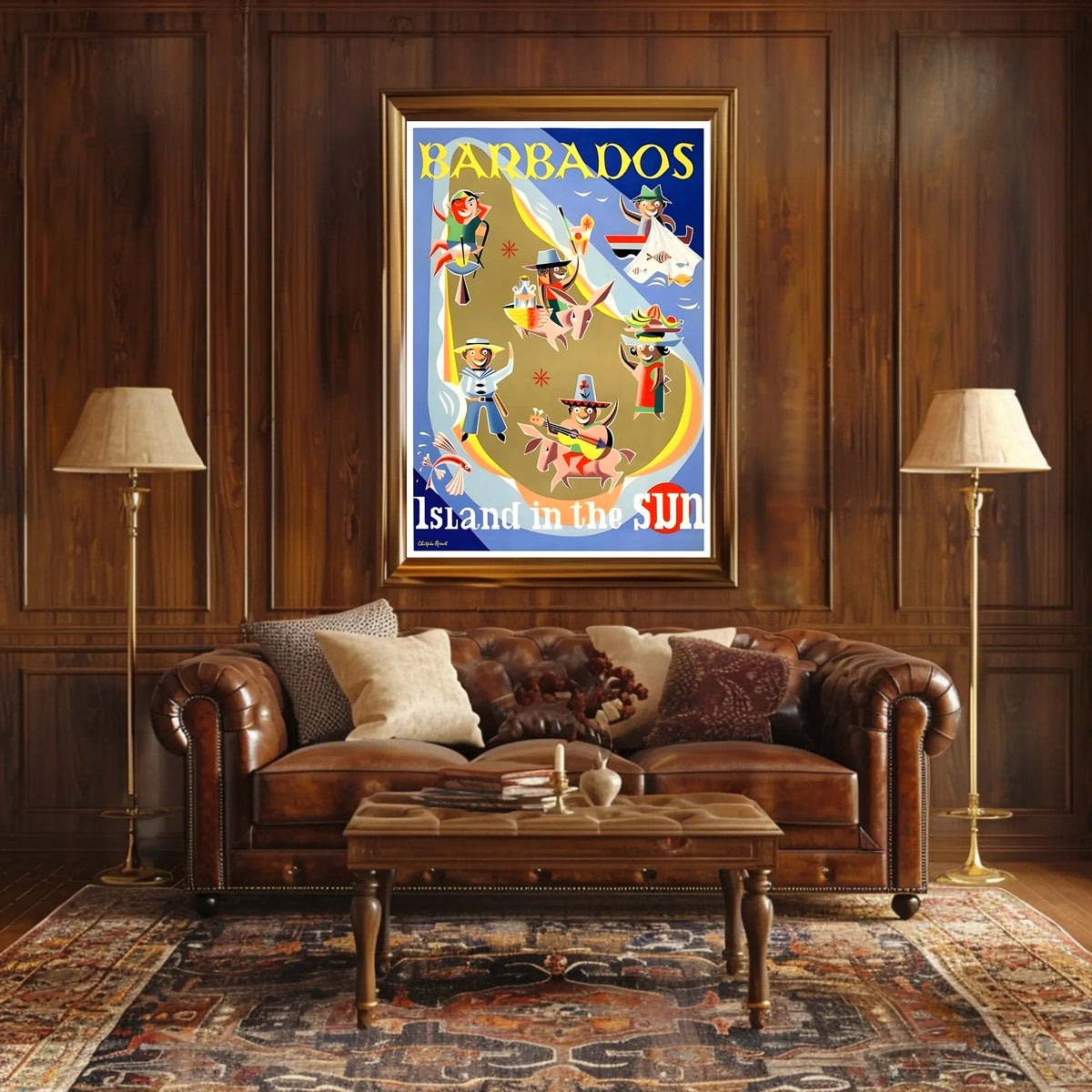 Barbados Island In The Sun Poster