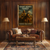 Grant-Kohrs Ranch Preserving Cowboy Poster