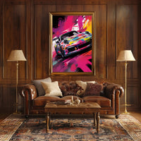 Vibrant Speed Poster