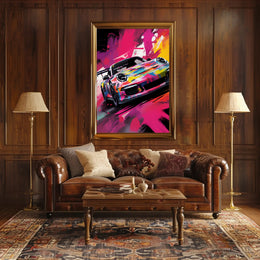 Vibrant Speed Poster