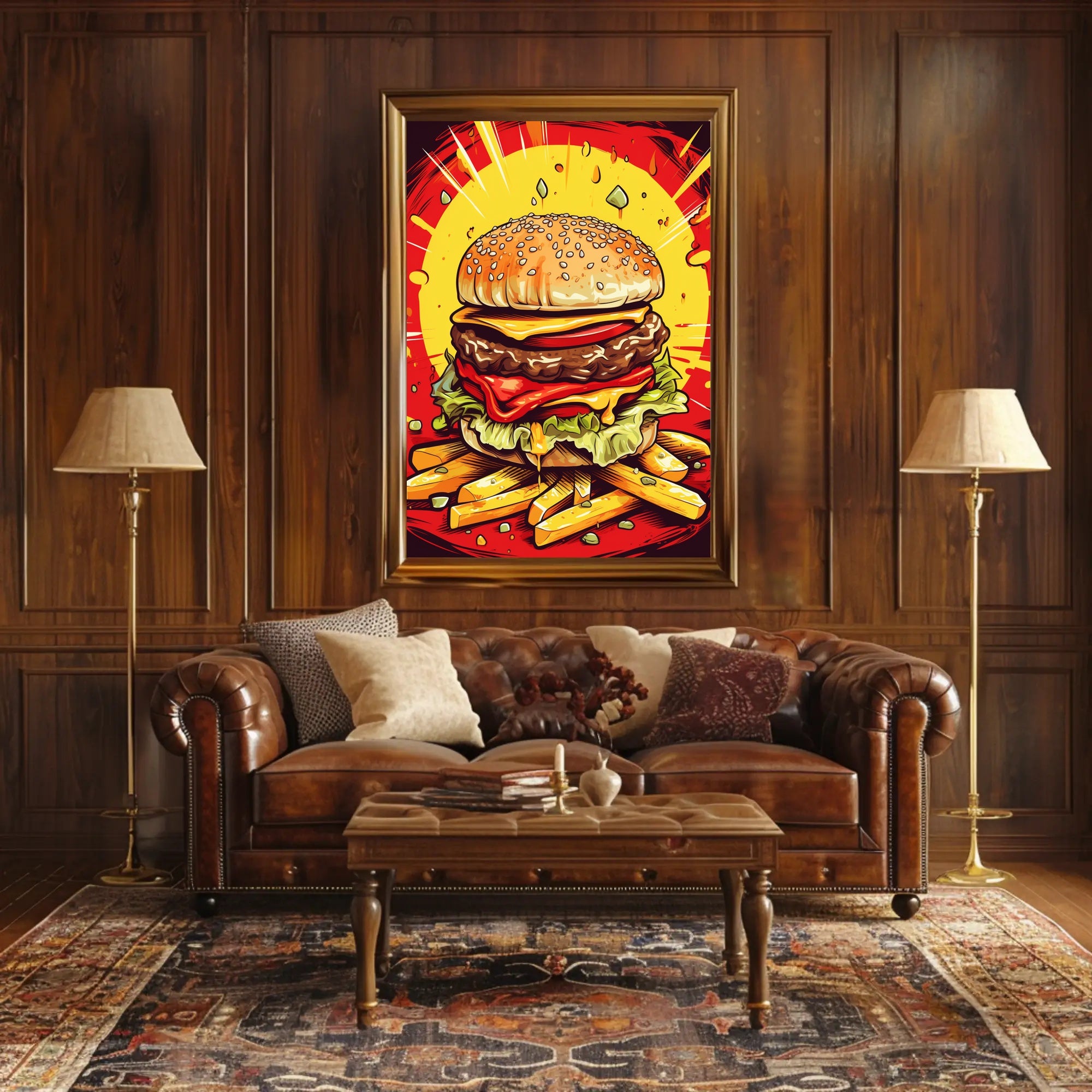 Burger Bliss Poster PosterGoat