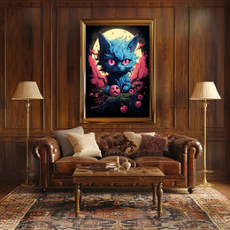 Mystical Feline Fantasy Poster