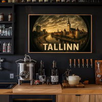 Tallinn at Dusk Poster