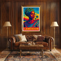 Cameroon Portrait Poster