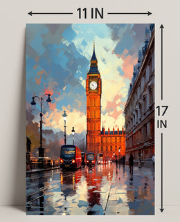 Big Ben At Dusk Poster PosterGoat