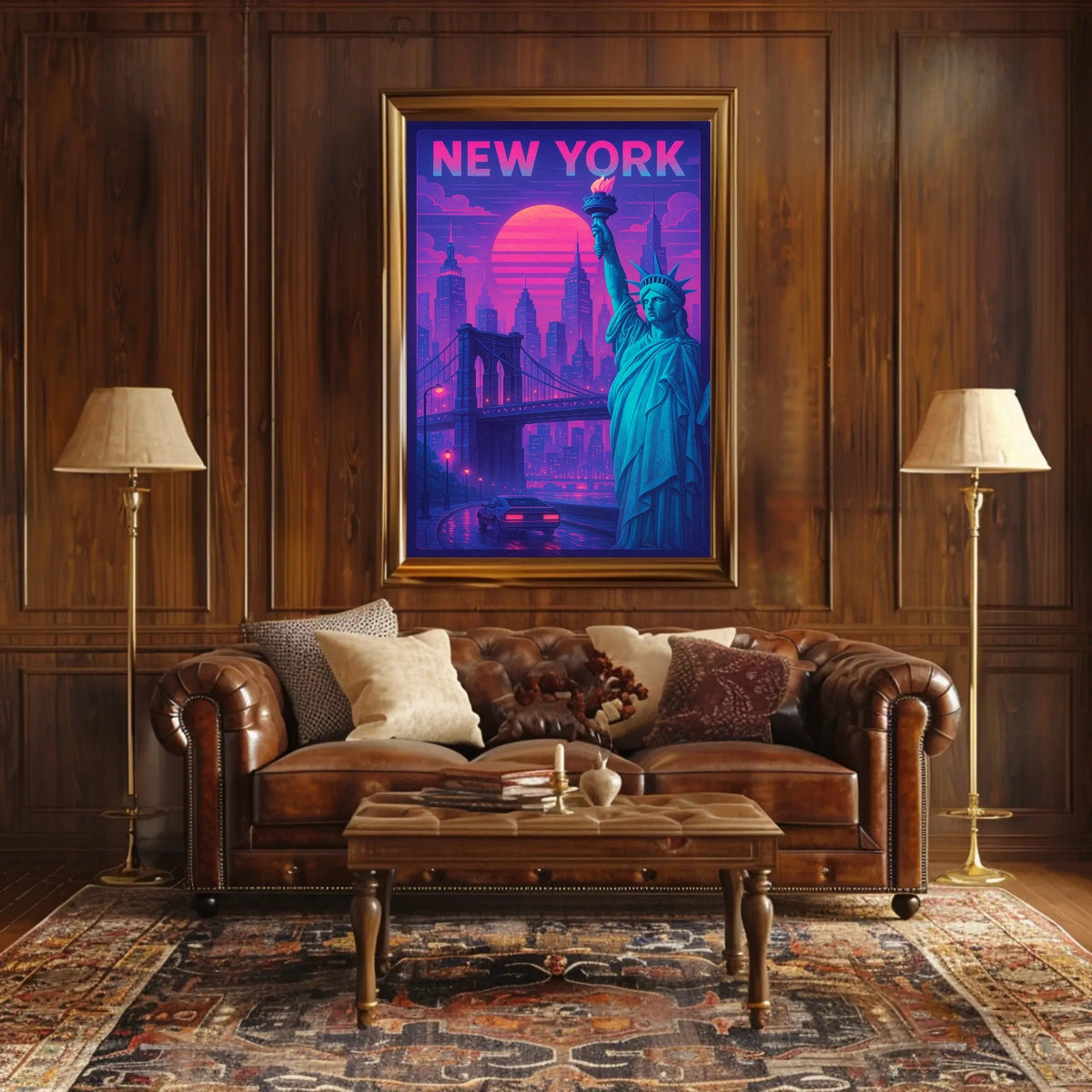 New York Cityscape Poster