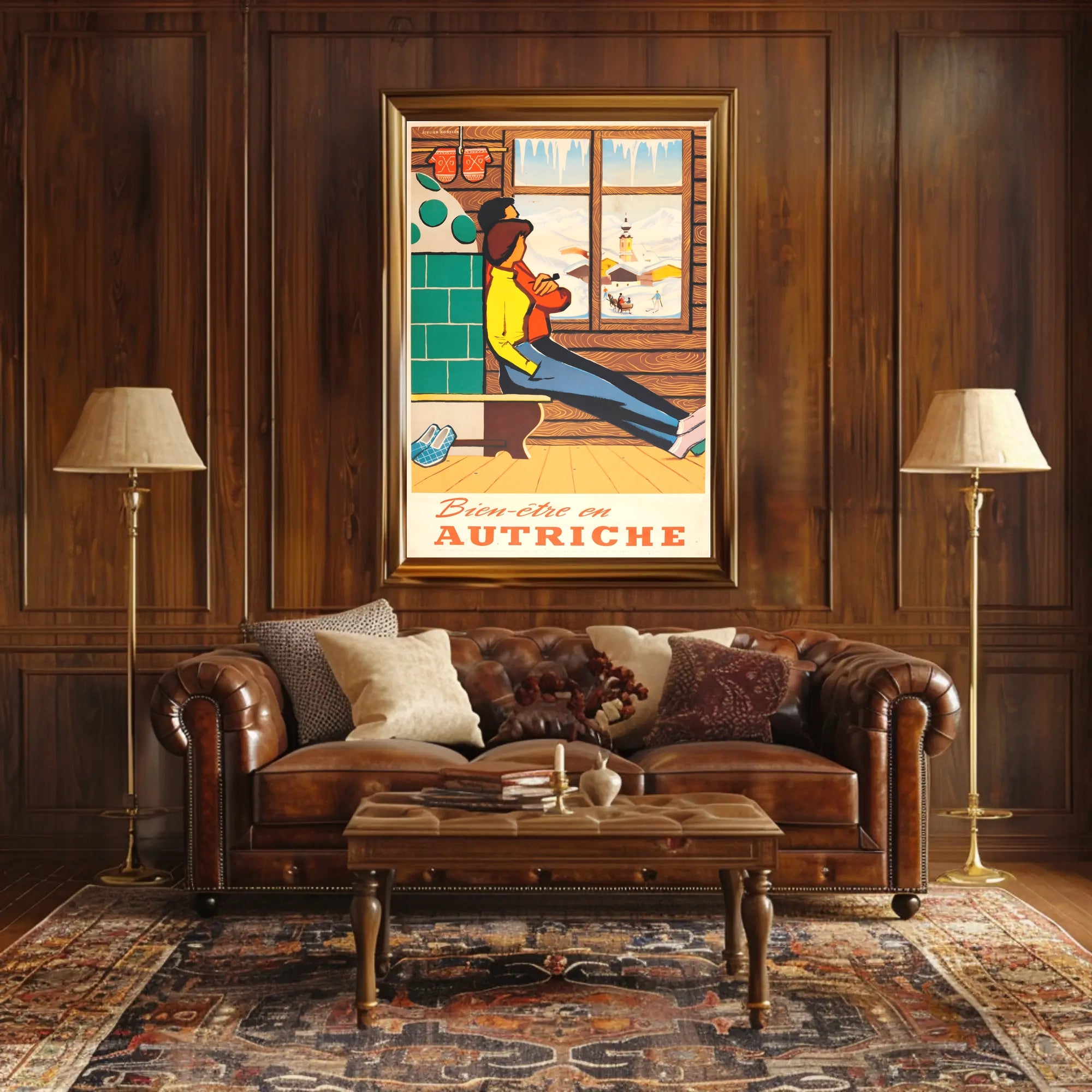 Winter Tranquility in Austria Poster PosterGoat