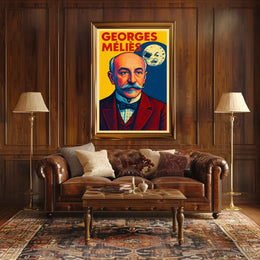 Georges Méliès Cinematic Pioneer Poster